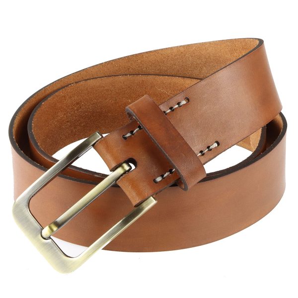 Ceinture En Cuir Pour Homme BULLIANT - Style Rétro, 35mm, 7 Troux - Pour Jeans Ou Tenue Élégante